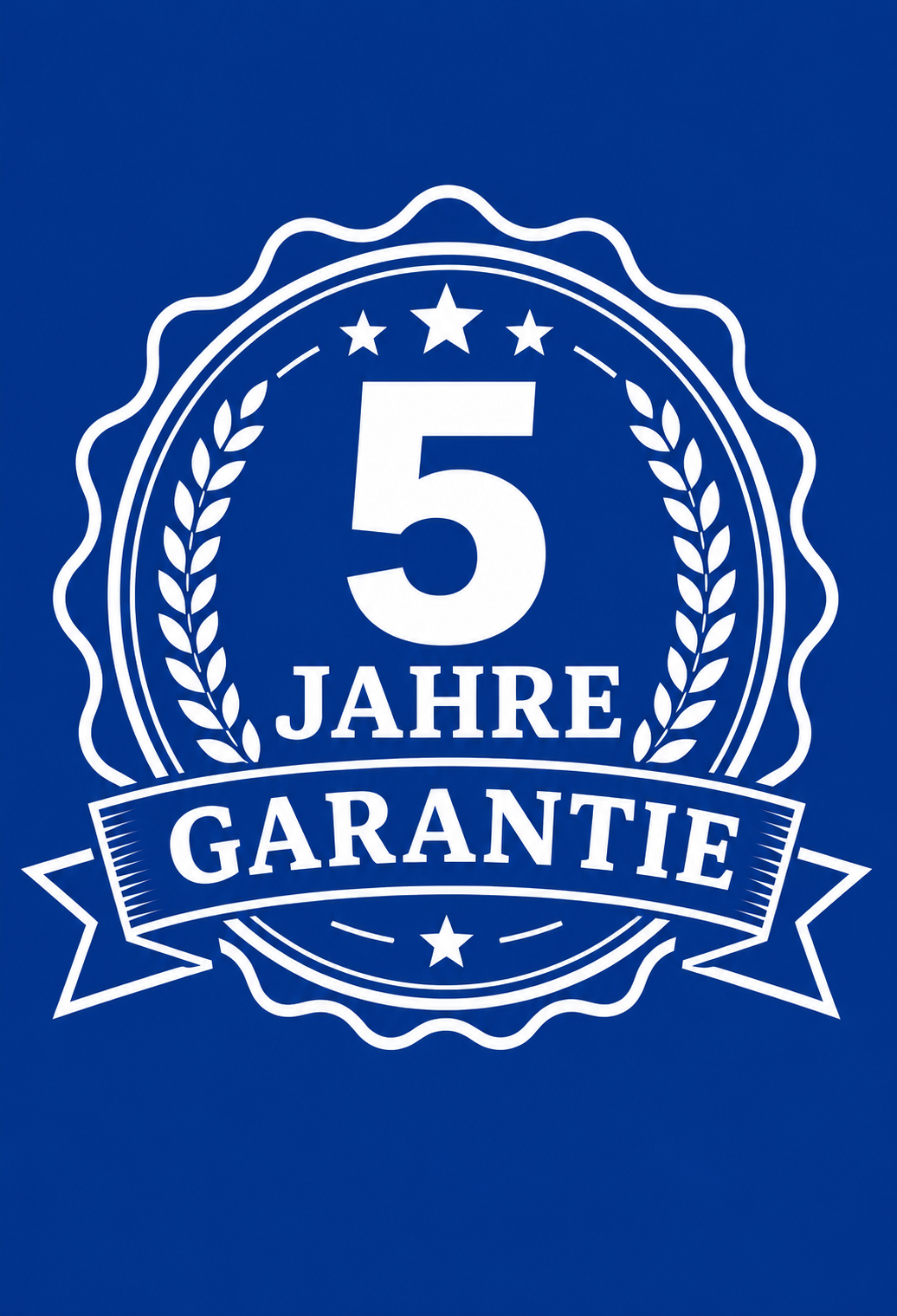 5 Jahre Garantie auf die Fassadenreinigung