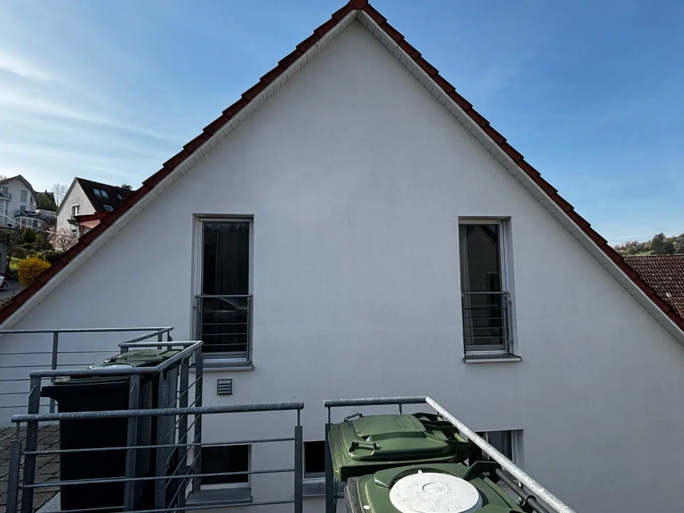 Hausfassade nach der Fassadenreinigung in Stuttgart