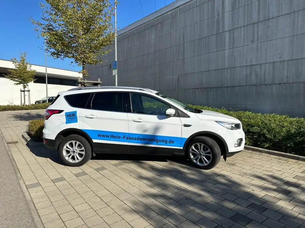 Referenzfoto einer Fassadenreinigung