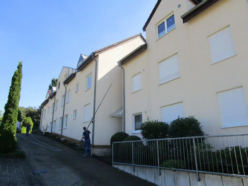 Referenzbild einer gereinigten Fassade