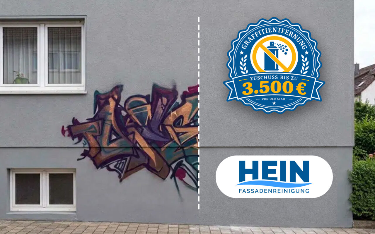 Graffiti Entfernung mit Förderung in Stuttgart